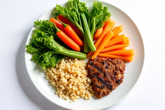 Piatto sano e colorato